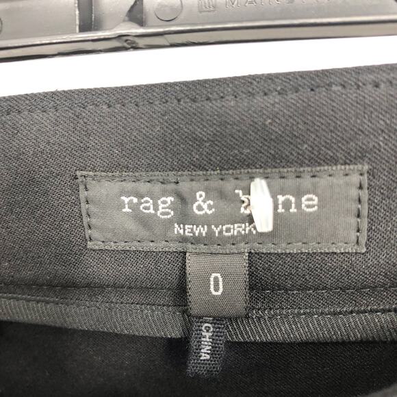 RAG & BONE Women's Rebecca Cotton Pants 0 High Rise Skinny Slim Fit Zip Hem NWT - Picture 9 of 11